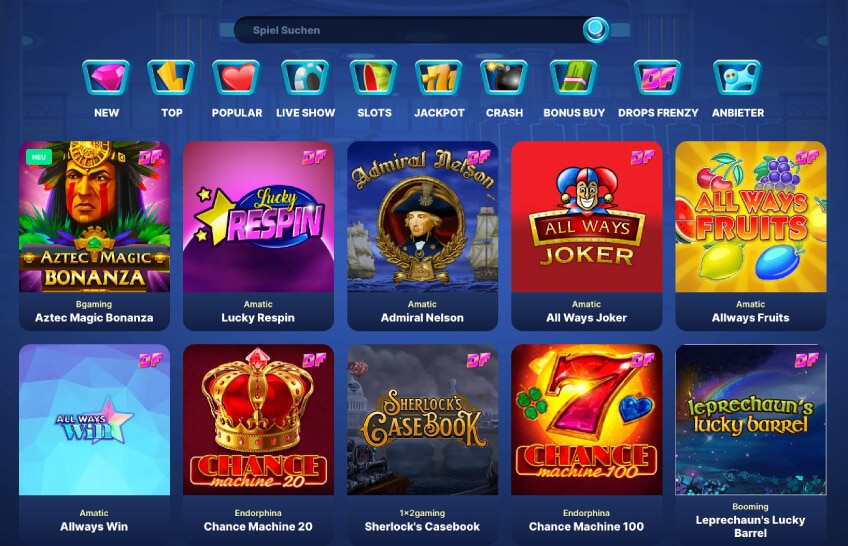 SlotWolf Casino Spiele