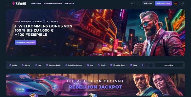 rebellion casino