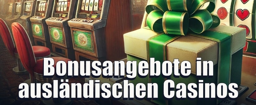 Bonusangebote in ausländischen Casinos