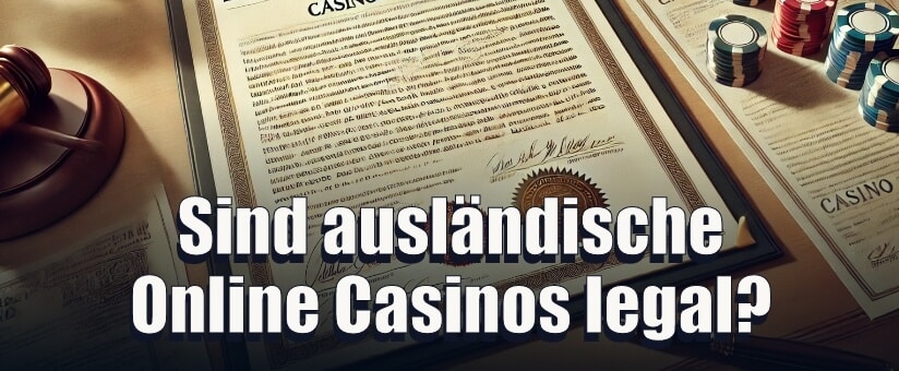 Sind ausländische Online Casinos legal?